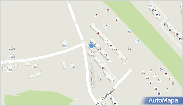 Wieliczka, Topolowa, 22, mapa Wieliczka
