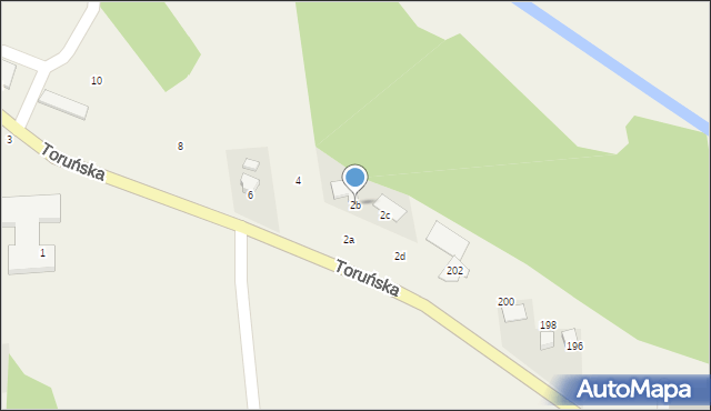 Wielka Nieszawka, Toruńska, 2b, mapa Wielka Nieszawka