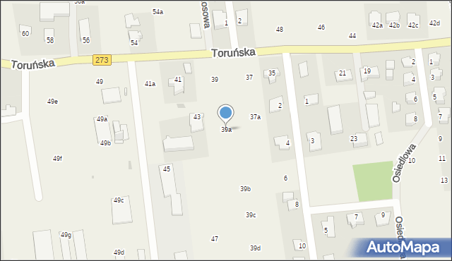 Wielka Nieszawka, Toruńska, 39a, mapa Wielka Nieszawka