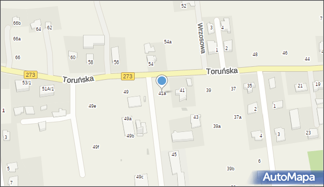 Wielka Nieszawka, Toruńska, 41a, mapa Wielka Nieszawka
