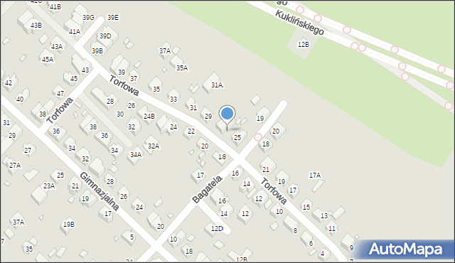 Wrocław, Torfowa, 27, mapa Wrocławia