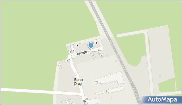 Zwierzyniec, Torowa, 2A, mapa Zwierzyniec