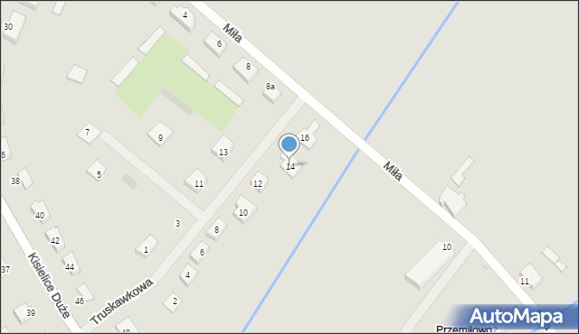 Białogard, Truskawkowa, 14, mapa Białogard