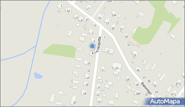 Bielsk Podlaski, Traugutta Romualda, gen., 8, mapa Bielsk Podlaski
