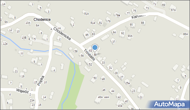 Bochnia, Trinitatis, 39, mapa Bochni