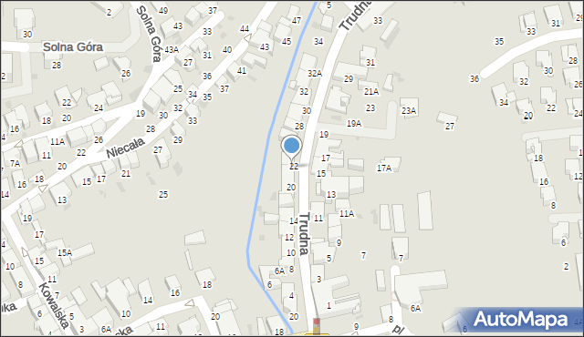 Bochnia, Trudna, 24, mapa Bochni