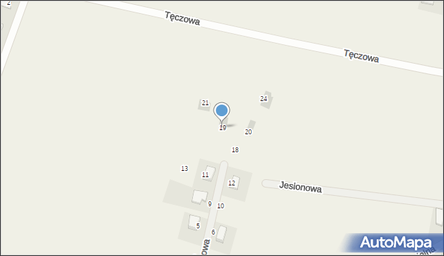 Bogdaszowice, Truskawkowa, 19, mapa Bogdaszowice