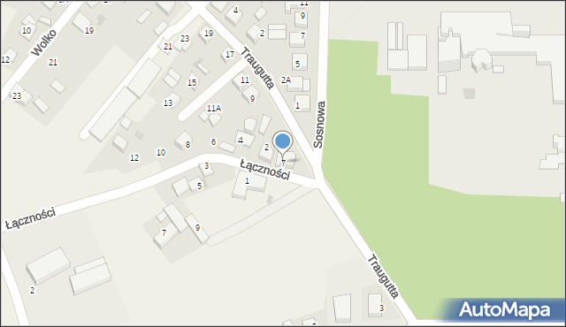 Boruszowice, Traugutta Romualda, gen., 7, mapa Boruszowice