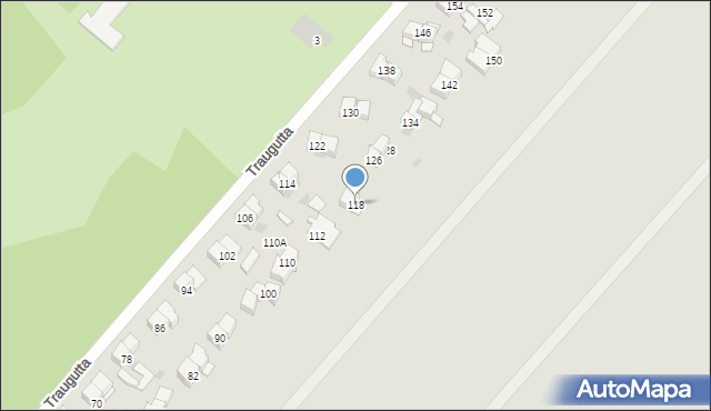 Ciechocinek, Traugutta Romualda, gen., 118, mapa Ciechocinek