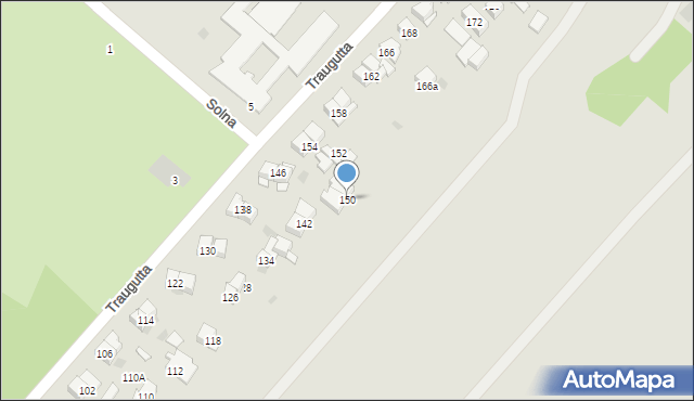 Ciechocinek, Traugutta Romualda, gen., 150, mapa Ciechocinek