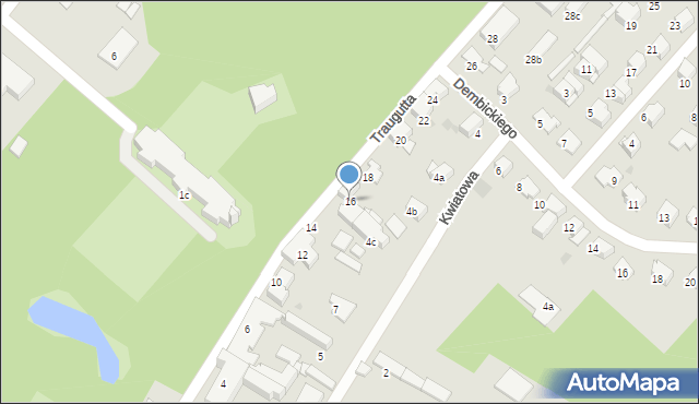 Ciechocinek, Traugutta Romualda, gen., 16, mapa Ciechocinek