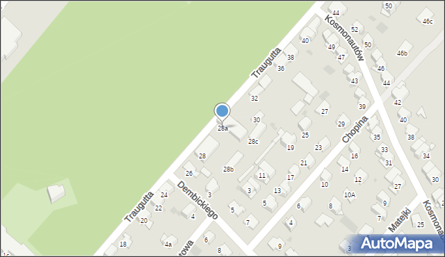 Ciechocinek, Traugutta Romualda, gen., 28a, mapa Ciechocinek