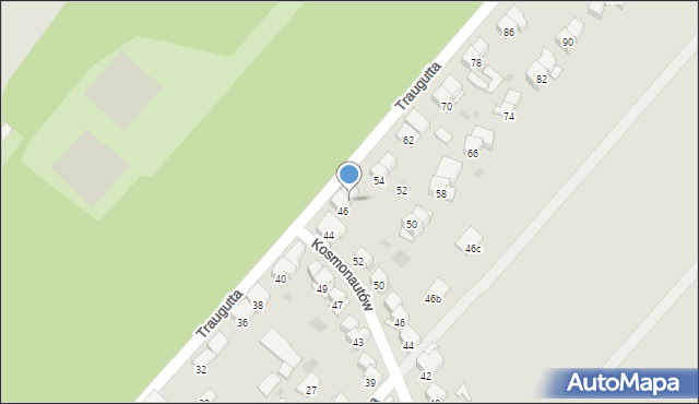 Ciechocinek, Traugutta Romualda, gen., 48, mapa Ciechocinek