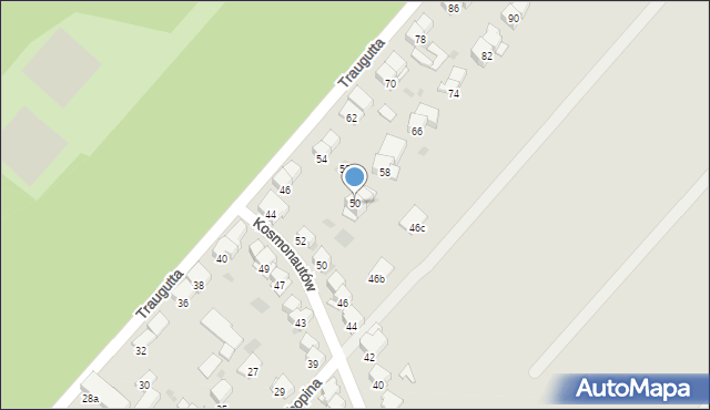 Ciechocinek, Traugutta Romualda, gen., 50, mapa Ciechocinek