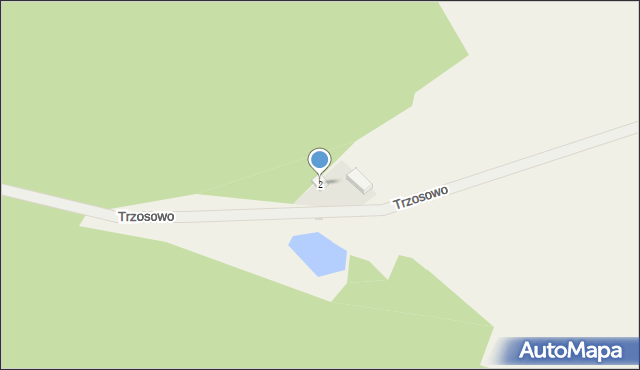Cis, Trzosowo, 2, mapa Cis