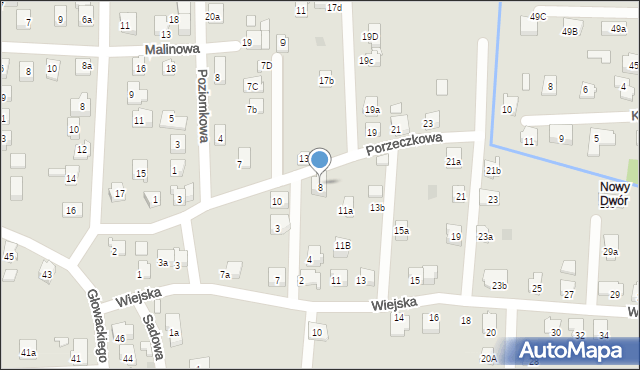 Czechowice-Dziedzice, Truskawkowa, 8, mapa Czechowic-Dziedzic