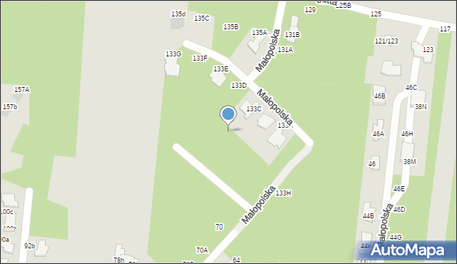 Częstochowa, Traugutta Romualda, gen., 133G, mapa Częstochowy