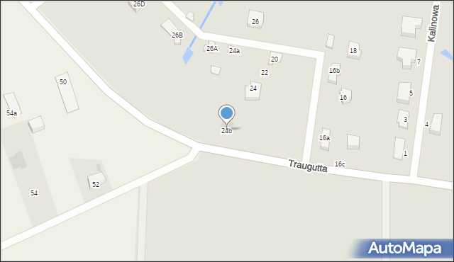 Człuchów, Traugutta Romualda, gen., 24b, mapa Człuchów