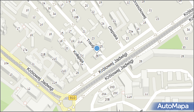 Dąbrowa Górnicza, Traugutta Romualda, gen., 26, mapa Dąbrowa Górnicza