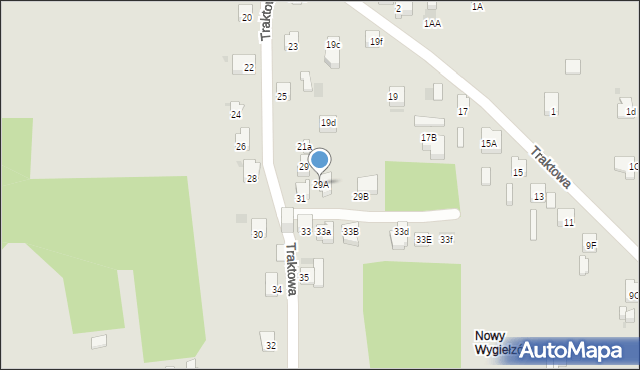 Dąbrowa Górnicza, Traktowa, 29A, mapa Dąbrowa Górnicza
