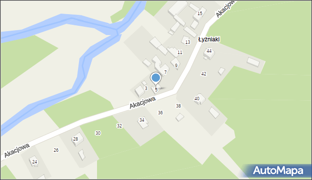 Danków, Troniny, 1, mapa Danków