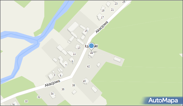 Danków, Troniny, 3a, mapa Danków