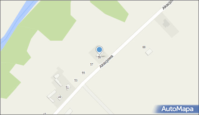 Danków, Troniny, 8a, mapa Danków