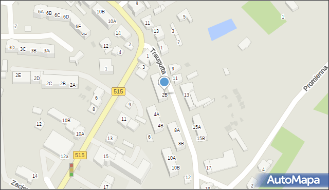 Dzierzgoń, Traugutta Romualda, gen., 2B, mapa Dzierzgoń