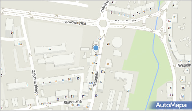 Elbląg, Traugutta Romualda, gen., 66, mapa Elbląga