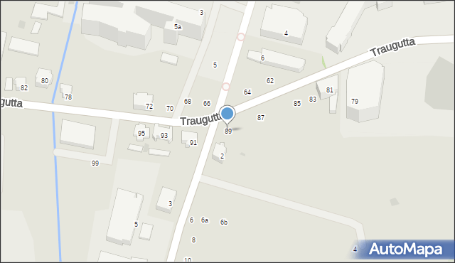 Gdańsk, Traugutta Romualda, gen., 89, mapa Gdańska