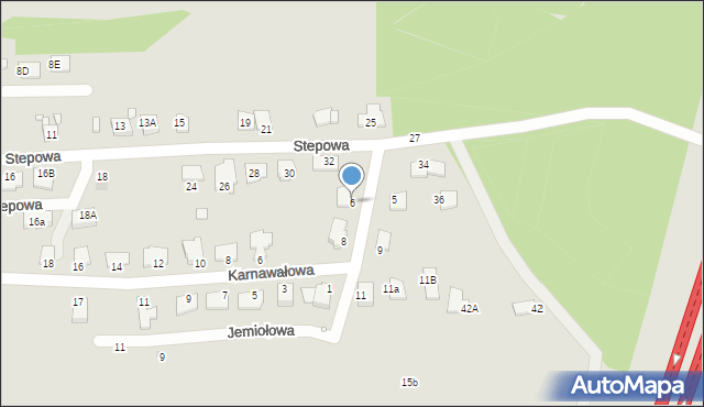 Gliwice, Trzech Króli, 6, mapa Gliwic