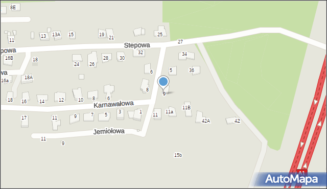 Gliwice, Trzech Króli, 9, mapa Gliwic