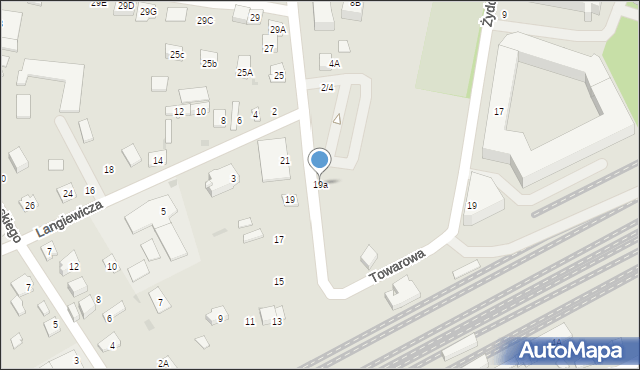 Grodzisk Mazowiecki, Traugutta Romualda, gen., 19a, mapa Grodzisk Mazowiecki