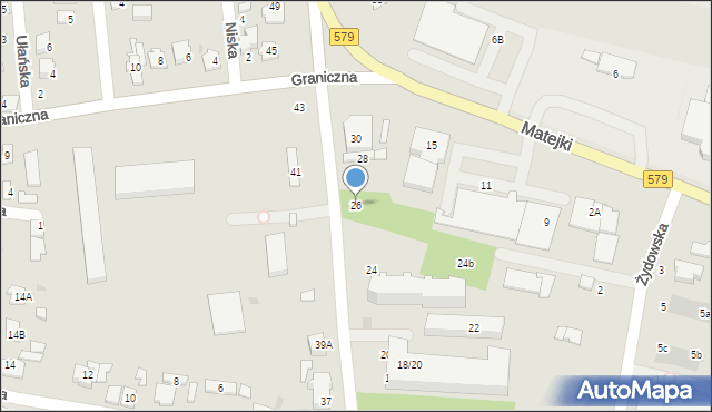 Grodzisk Mazowiecki, Traugutta Romualda, gen., 26, mapa Grodzisk Mazowiecki