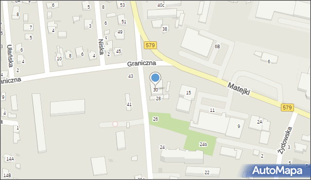 Grodzisk Mazowiecki, Traugutta Romualda, gen., 30, mapa Grodzisk Mazowiecki