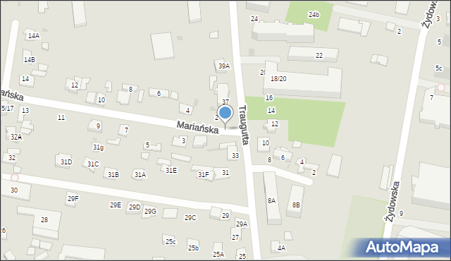 Grodzisk Mazowiecki, Traugutta Romualda, gen., 35a, mapa Grodzisk Mazowiecki