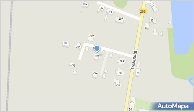 Iłowa, Traugutta Romualda, gen., 29d, mapa Iłowa