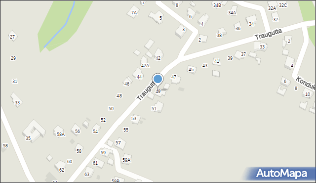 Jastrzębie-Zdrój, Traugutta Romualda, gen., 49, mapa Jastrzębie-Zdrój