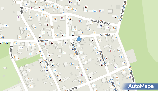 Jaworzno, Traugutta Romualda, gen., 1, mapa Jaworzno