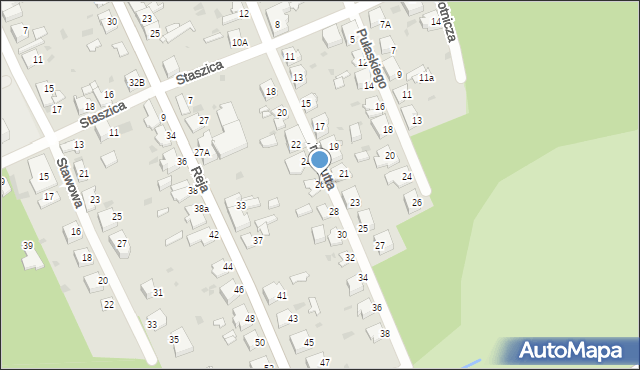 Jaworzno, Traugutta Romualda, gen., 26, mapa Jaworzno