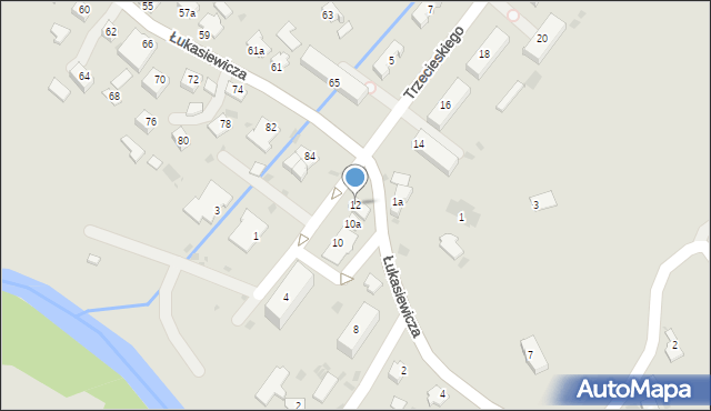 Jedlicze, Trzecieskiego Tytusa, 12, mapa Jedlicze