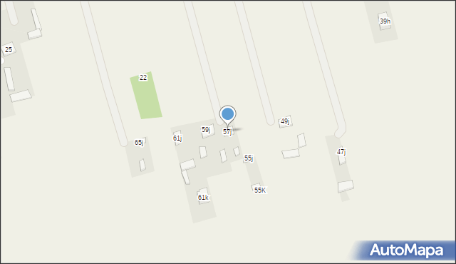 Kobierne, Trakt Dębski, 57j, mapa Kobierne