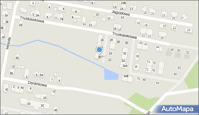 Kobyłka, Truskawkowa, 20, mapa Kobyłka
