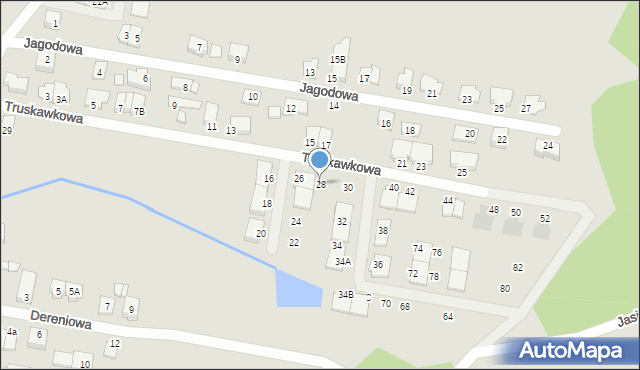 Kobyłka, Truskawkowa, 28, mapa Kobyłka