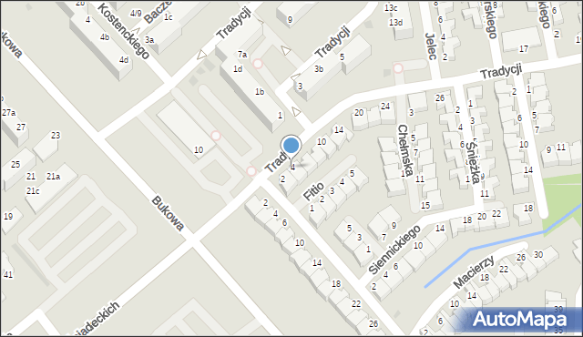 Koszalin, Tradycji, 4, mapa Koszalina