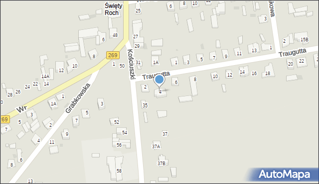 Kowal, Traugutta Romualda, gen., 4, mapa Kowal