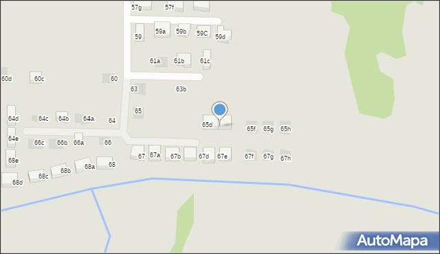 Kraków, Trockiego Franciszka, ks., 65e, mapa Krakowa