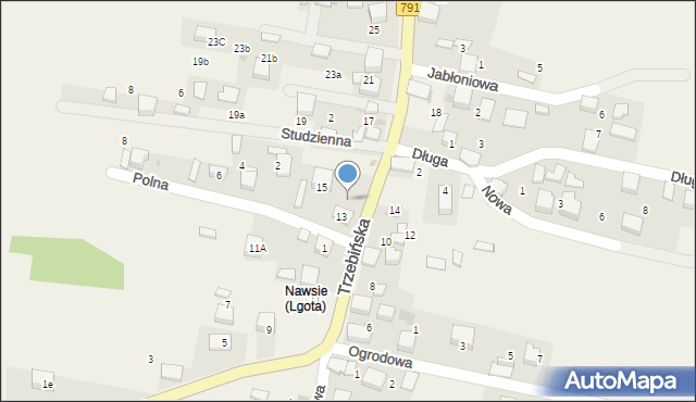 Lgota, Trzebińska, 15, mapa Lgota