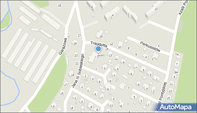 Nowa Sarzyna, Traugutta Romualda, gen., 17, mapa Nowa Sarzyna