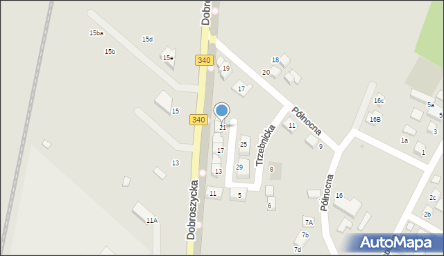 Oleśnica, Trzebnicka, 21, mapa Oleśnica